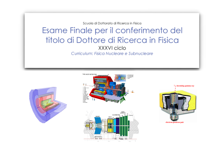 Quattro seminari su attività INFN per l’esame finale del XXXVI ciclo del dottorato di Ricerca UniBa