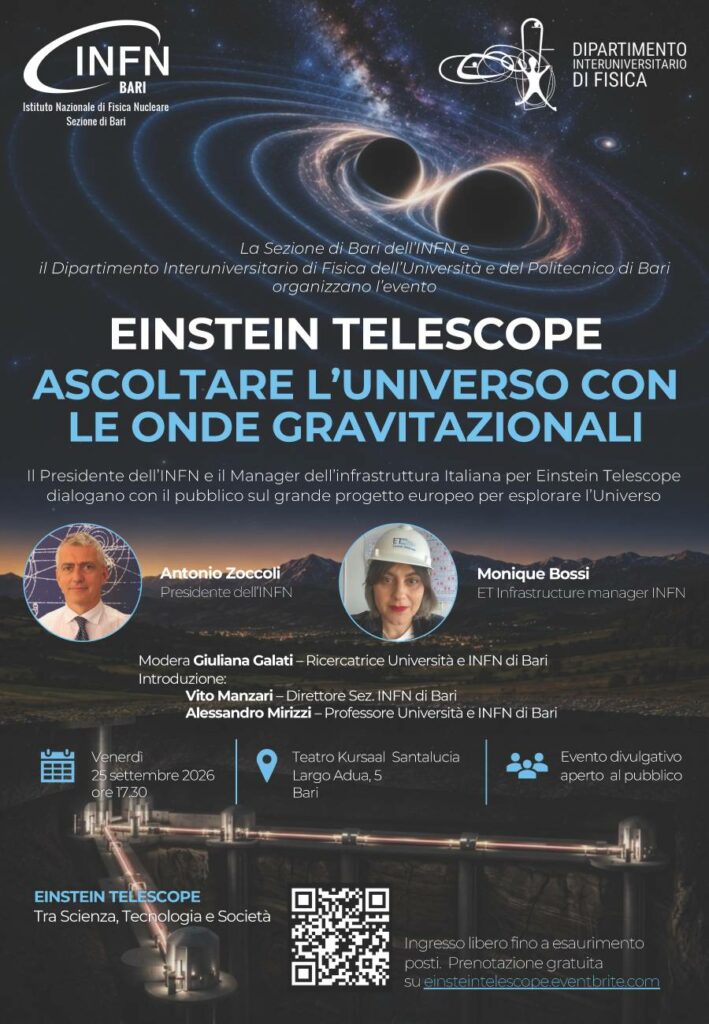 EINSTEIN TELESCOPE: Ascoltare l'Universo con le onde gravitazionali