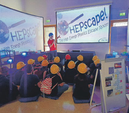 HEPscape! la escape room ispirata alla fisica delle particelle elementari