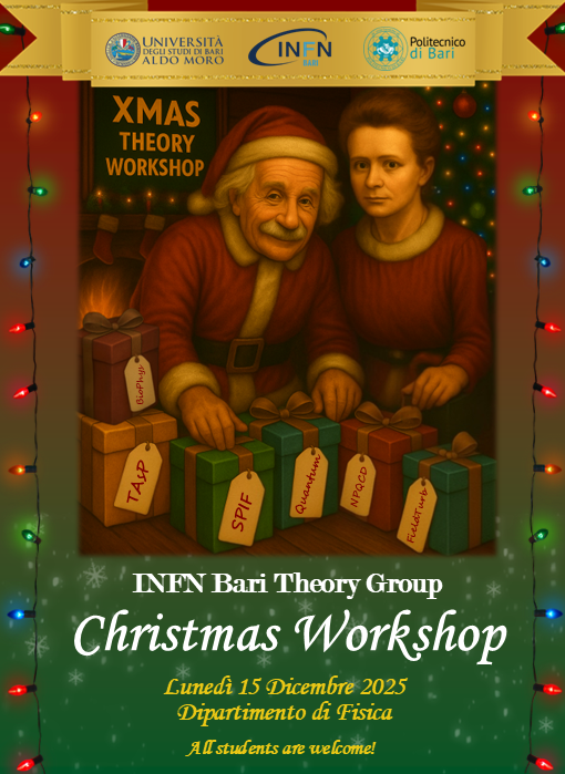 Christmas Workshop is a traditional appointment of the Bari Theory Group