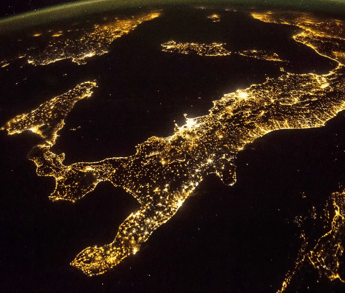 Italia da satellite
