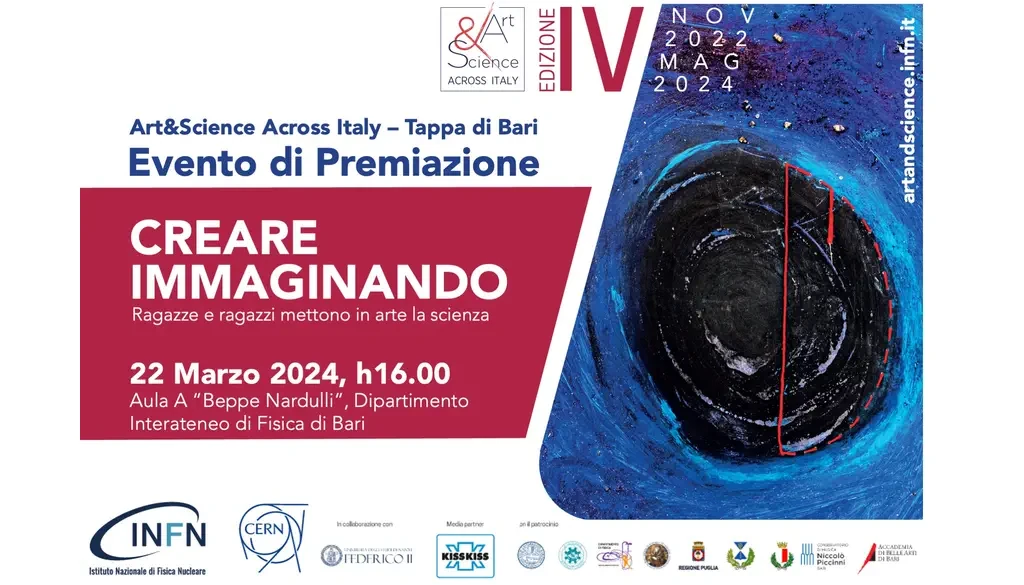 Evento conclusivo della tappa di Bari di “Art&Science across Italy” IV edizione