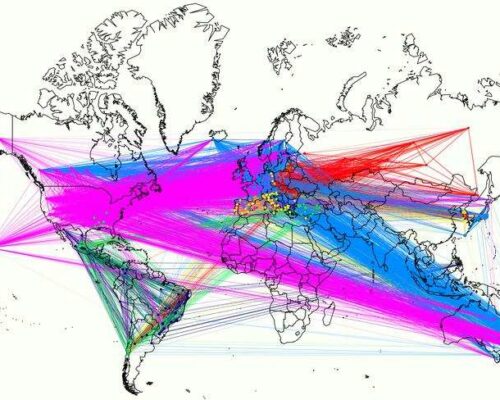 mappa delle reti nel mondo